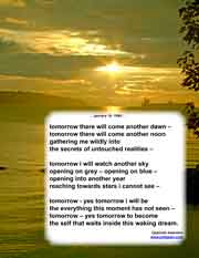 tomorrow there will