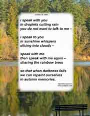 i speak with